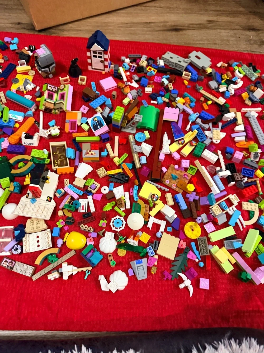 Legos mixed lot w Minfigures guardians , wicked